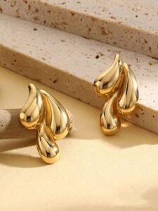 Triple Tear Drop Earrings Anti Tarnish