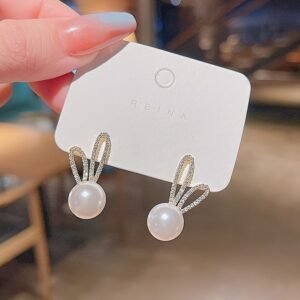 Bunny Korean Earrings – Cute & Trendy