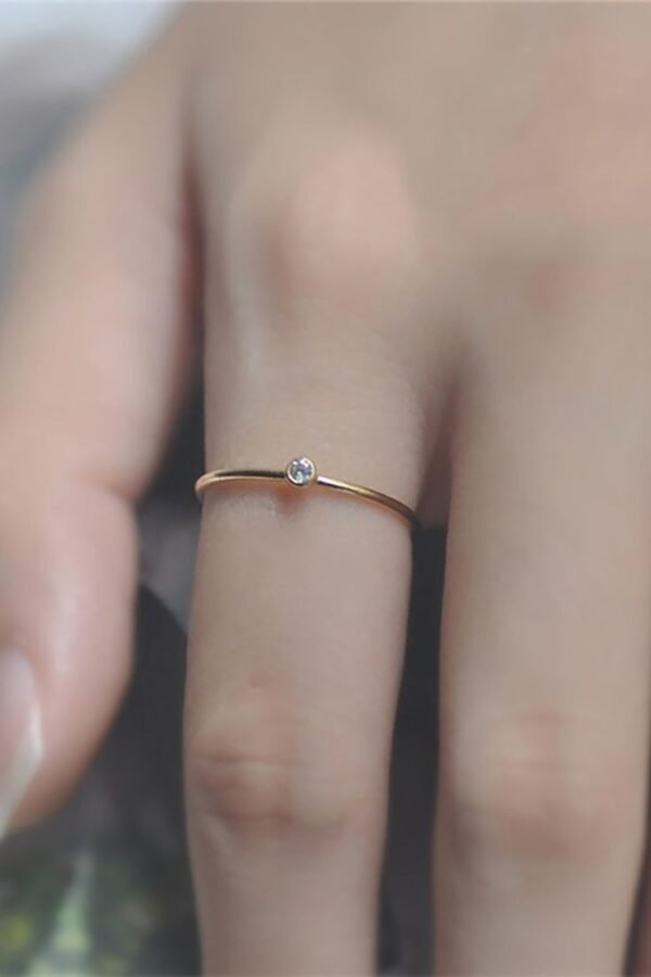 Beautiful Diamond Style Anti Tarnish Ring For Girls - Image 2